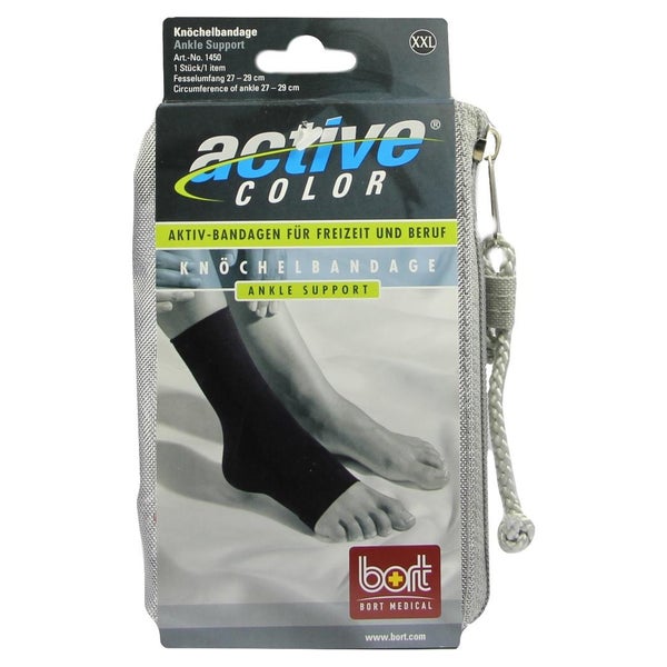 BORT Activecolor Knöchelbandage XXL schw 1 St