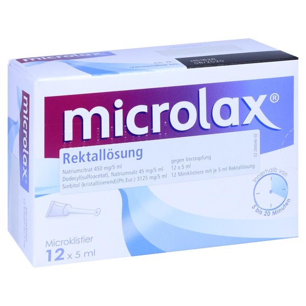 Microlax Rektallösung Klistiere - Reimport 12X5 ml