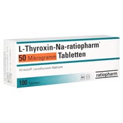 L-THYROXIN-Na-ratiopharm 50 Mikrogramm Tabletten 100 St