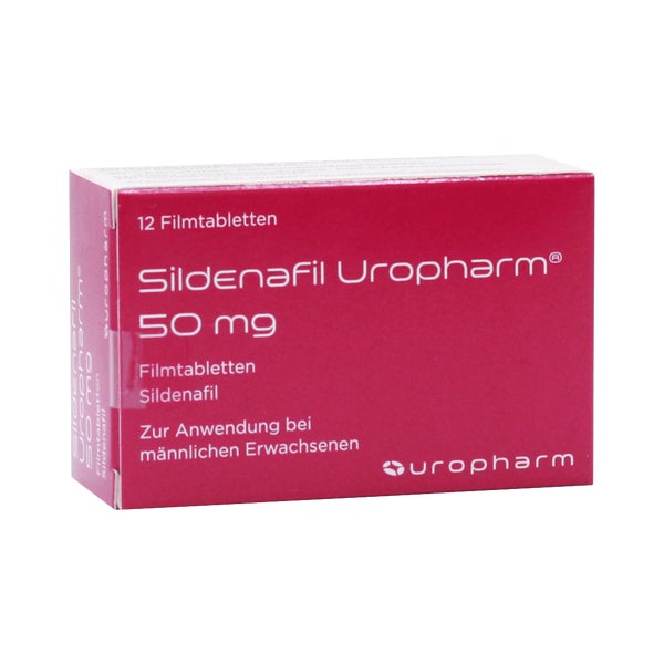 Sildenafil Uropharm 50 mg 12 St