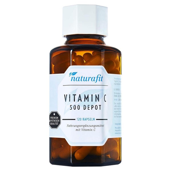 Naturafit Vitamin C 500 Depot Kapseln 120 St