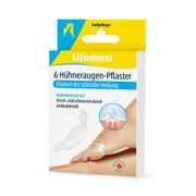 Lifemed Hühneraugen-Pflaster 4,5 cm x 2,2 cm transparent, 1 Pack 6 St
