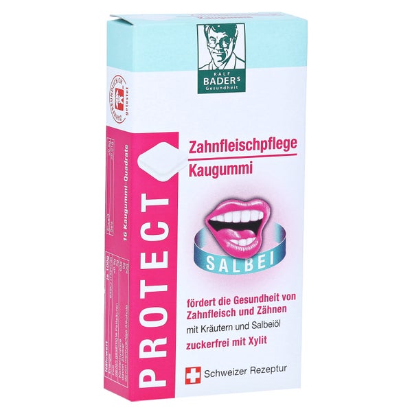Baders Protect Zahnfleisch Pflege Kaugummi 16 St