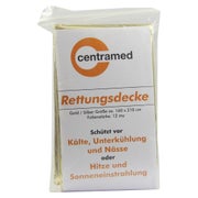 Rettungsdecke 160x220 cm gold/silber 1 St