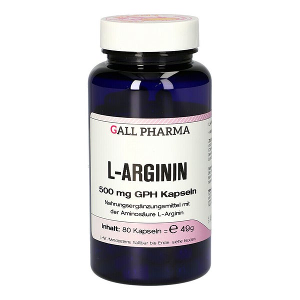 L-arginin 500 mg GPH Kapseln 80 St