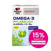 Produktabbildung: Doppelherz system Omega-3 Pflanzlich 120 St