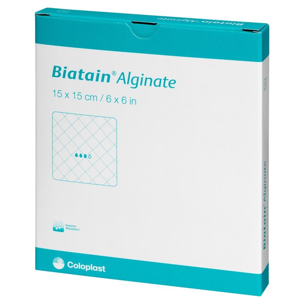 Biatain Alginate Kompressen 15x15 cm 10 St