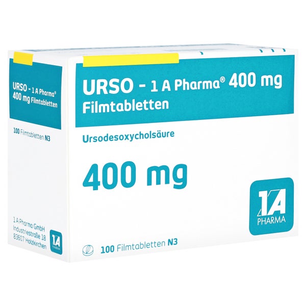 Urso-1a Pharma 400 mg Filmtabletten 100 St