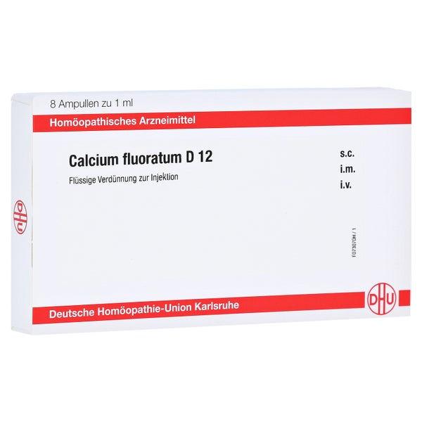 Calcium Fluoratum D 12 Ampullen 8X1 ml