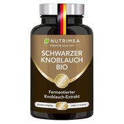 Nutrimea Schwarzer Knoblauch Knoblauchextrakt PATENTIERT ABG10+® Aged Black Garlic Extrakt 90 St