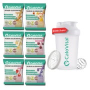 CaloVital Starter-Set Frucht 6er Pack + Shaker 300 g