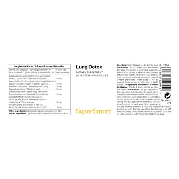 SuperSmart - Lung Detox 60 g