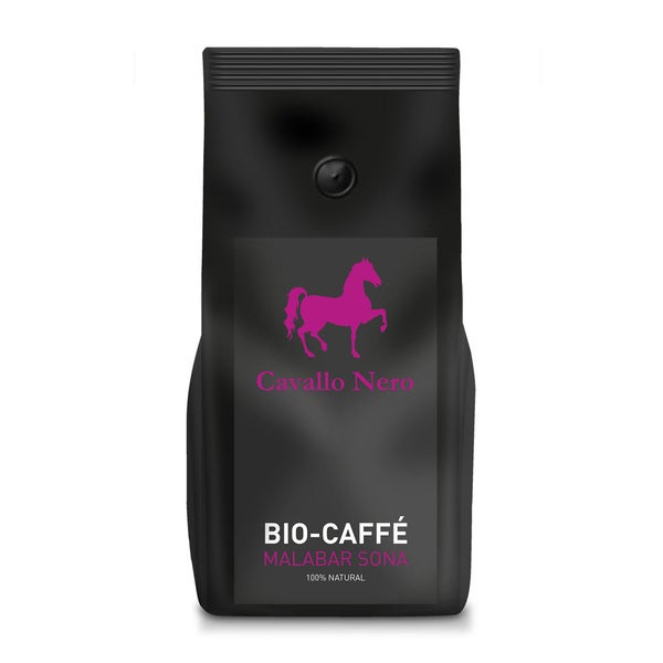 Biotiva Cavallo Nero Kaffee Malabar Sona gemahlen Bio 500 g