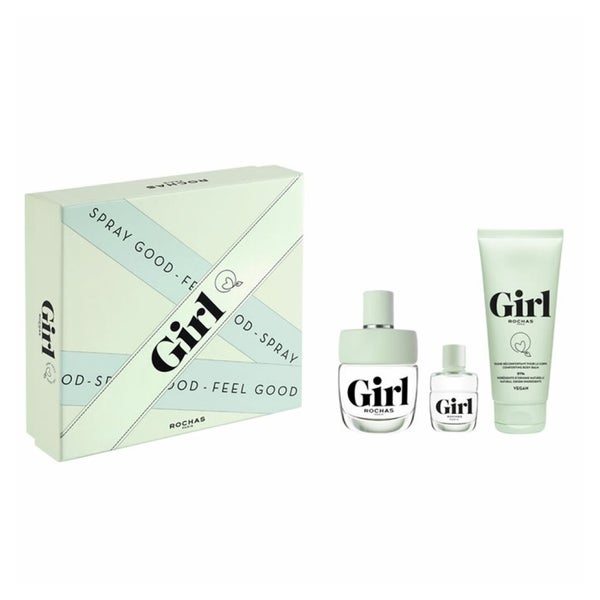 Rochas Girl Eau De Toilette Spray 100ml Set 3 Parti 0,003 l