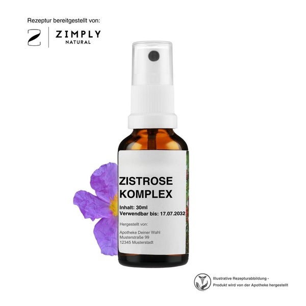 Zimply Natural ZISTROSE KOMPLEX - Pflanzbasierte Rezeptur 30 ml