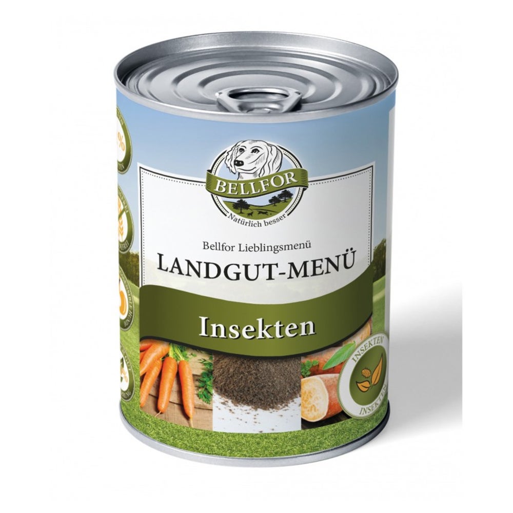 Bellfor Hundefutter Nass mit Insekten Landgut-Menü 800 g 800 g