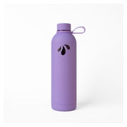 LiqVits Soft-Grip Trinkflasche 750ml Edelstahl, Lila 1 St