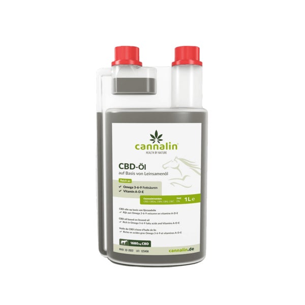 Cannalin - Leinsamenöl Pferde - 1% 1 l