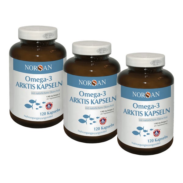 Norsan Omega 3 Arktis Kapseln 3X120 St