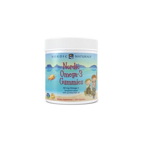 Nordic Omega-3 Gummies, Mandarinengeschmack, Gummibärchen 3 St
