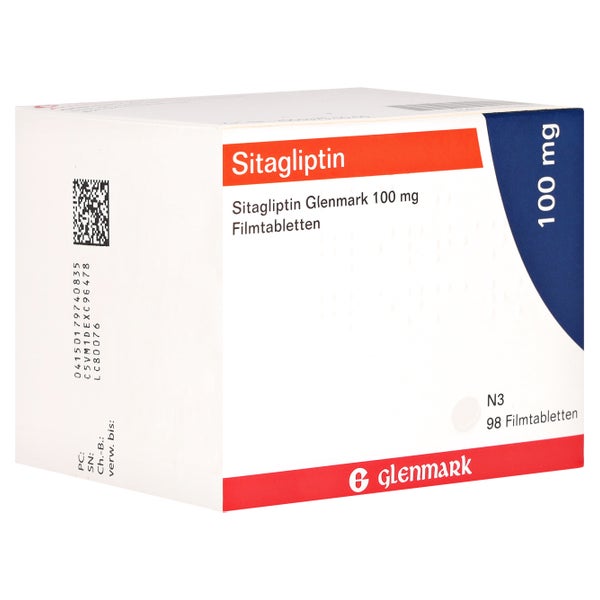 SITAGLIPTIN Glenmark 100 mg Filmtabletten 98 St