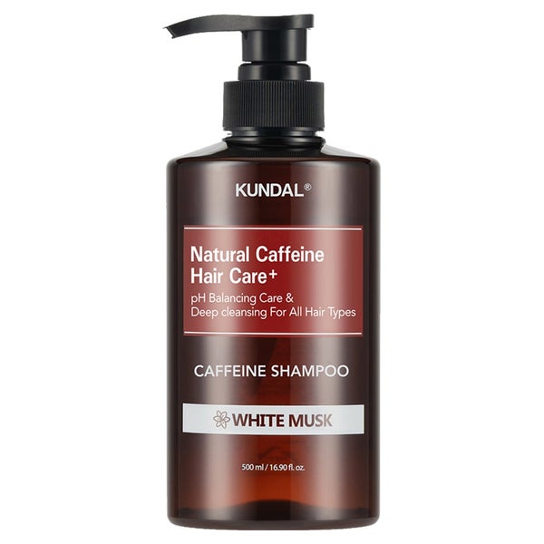 KUNDAL Natural Caffeine Anti-Haarausfall Shampoo White Musk 500 ml