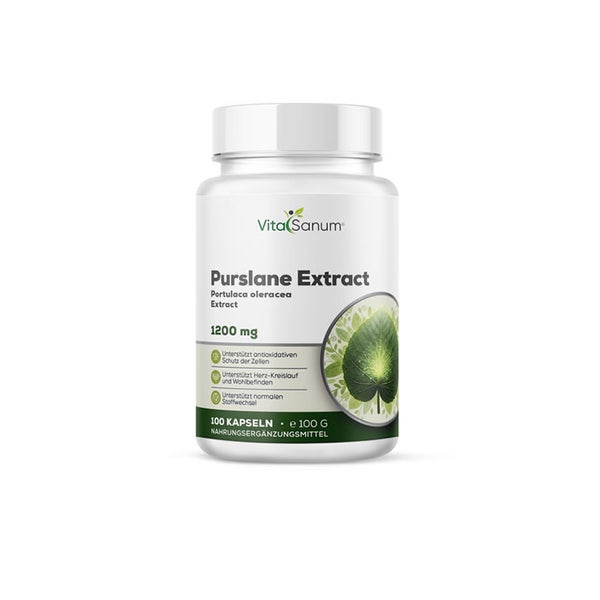VitaSanum®- Portulaca oleracea (Purslane) 500 mg 100 Kapseln  St