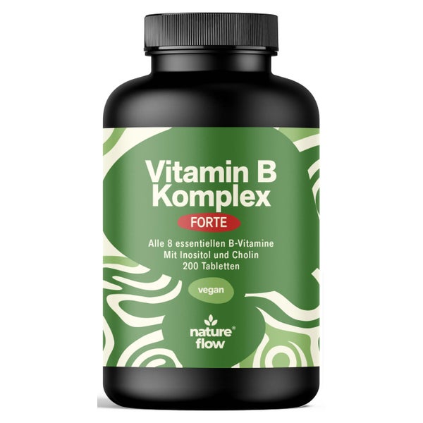 Vitamin B Komplex - 200 Tabletten - Nature Flow 200 St