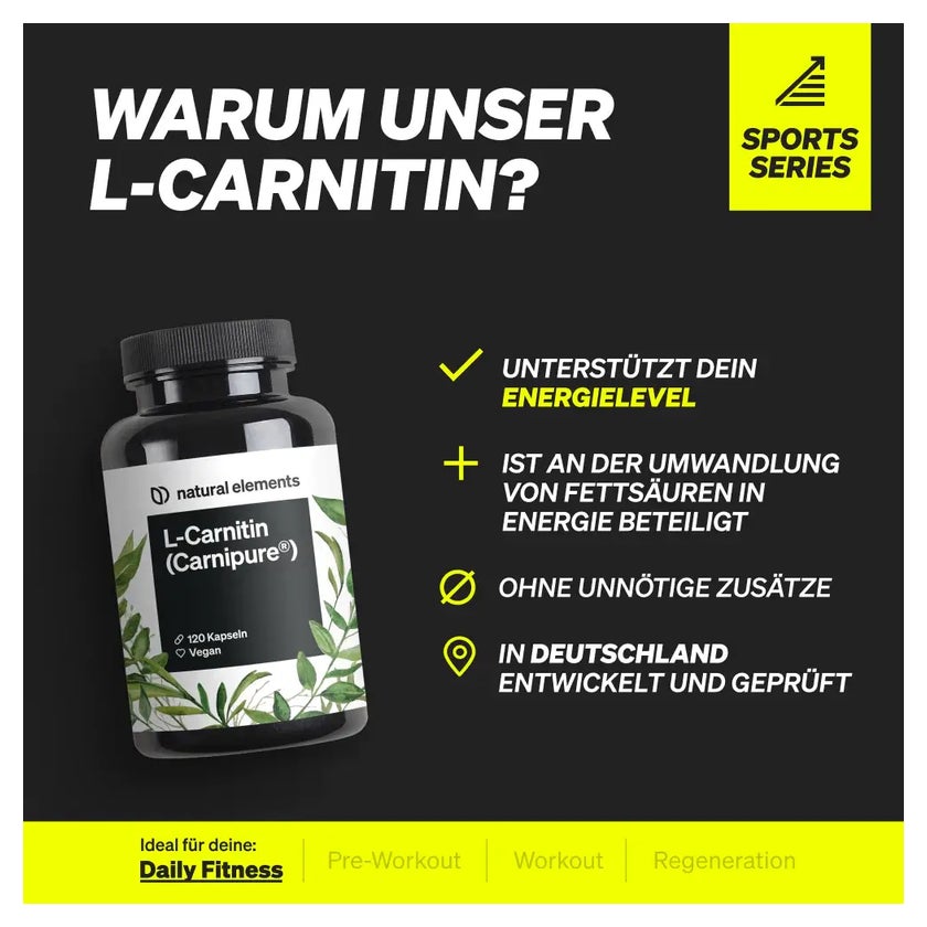 L-Carnitine Capsules 140 Vegan Caps