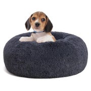Hundebett Orthopädisches Donut L 60 x B 60 x H 18 cm Dunkelg 1 St