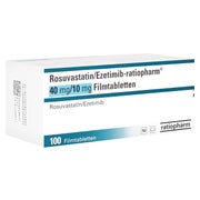 Rosuvastatin/ezetimib-ratiopharm 40 Mg/1 100 St