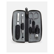 G&F Timor® 5-tlg Manikürset Leder schwarz Safirfeile 33097 1 St