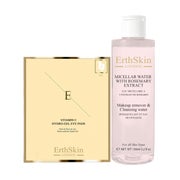 Vitamin C Hydrogel Augenpads + Mizellenwasser Mit Rosmarinextrakt Set 1 St