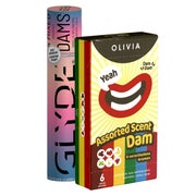 Produktabbildung: Bunte Lecktücher 10 Stück mit Geschmack, hygienisches Set (10 Tücher) 10 St