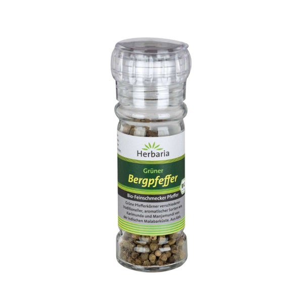 Herbaria Grüner Bergpfeffer Mühle Bio 25 g