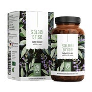 Produktabbildung: Salbei hochdosiert - 6000 mg Salbei-Extrakt pro Tagesdosis - SALBEIBRISE - 120 vegane Kapseln - NATURTREU® 120 St
