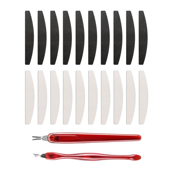 20 Stück Nagelfeile Set 100/180 Gel-Nagel Feile Elektrischer 1 St