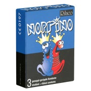 Rilaco «Noprino» gerippt-genoppte Kondome (3 Kondome) 3 St