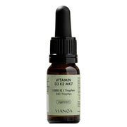 VIANOA Vitamin D3 + K2 MK-7 - 1.000 I.E. pro Tropfen 10 ml