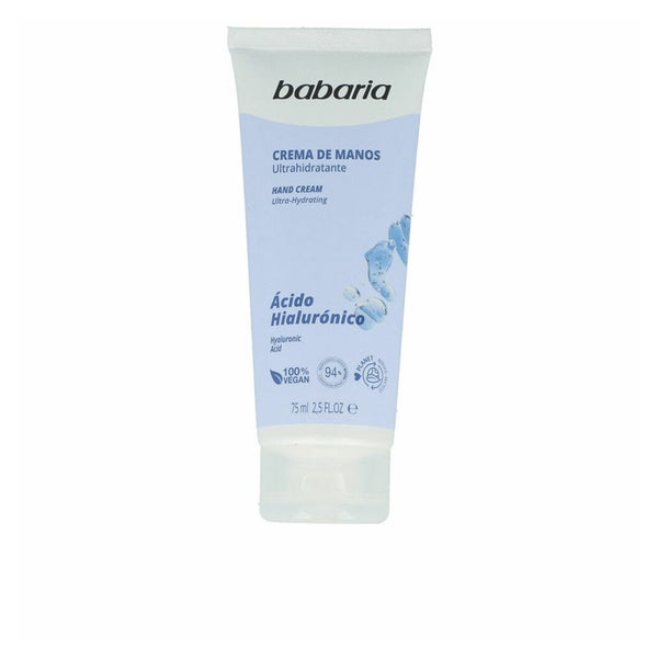 Cr Manos Babaria Hialuronico 75ml 0,075 l