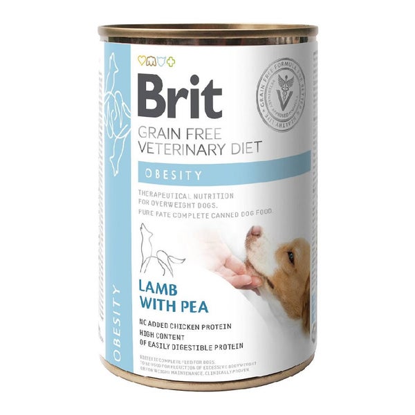 BRIT Veterinary Diet Obesity Lamb&Pea 0,4 kg