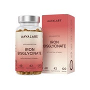 Aavalabs Eisenbisglycinat 42 mg + Vitamin C, 120 Kapseln 120 St