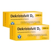 Produktabbildung: Dekristolvit D3 2.000 I.E. Doppelpack 2X120 St