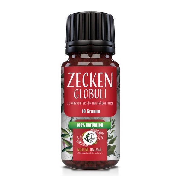 Nature Animal® Zecken Kügelchen für Hund & Katze | Zeckenschutz 10 g