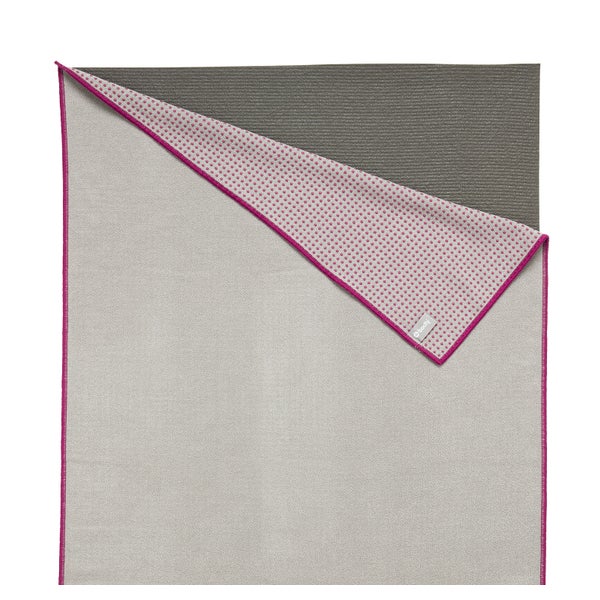 bodhi GRIP² Yoga Towel grau/aubergine 1 St