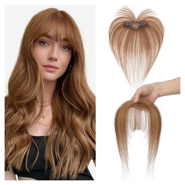 Pony Clip In Damen Echthaar Toupets 5x12.5cm Wispy Pony #6 H 1 St