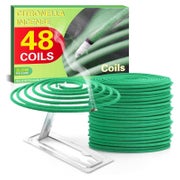 Räucherspirale Citronella 48 Halter 4Std Garten Grün-48 Ince 1 St