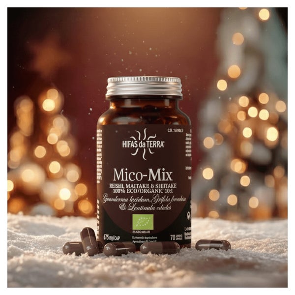 Mico-Mix Bio Pilzextrakt  Maikate, Shiitake und Reishi 70 St