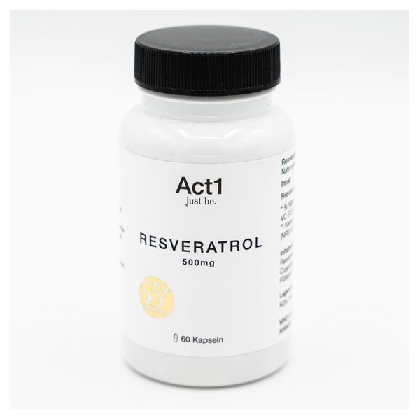 Act1 Just be - Resveratrol 500mg 60 St