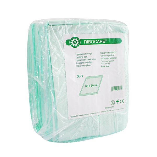 Noba Ribocare Krankenunterlagen, 60 x 60 cm, 4-lagig, 3 x 30 Stück 90 St